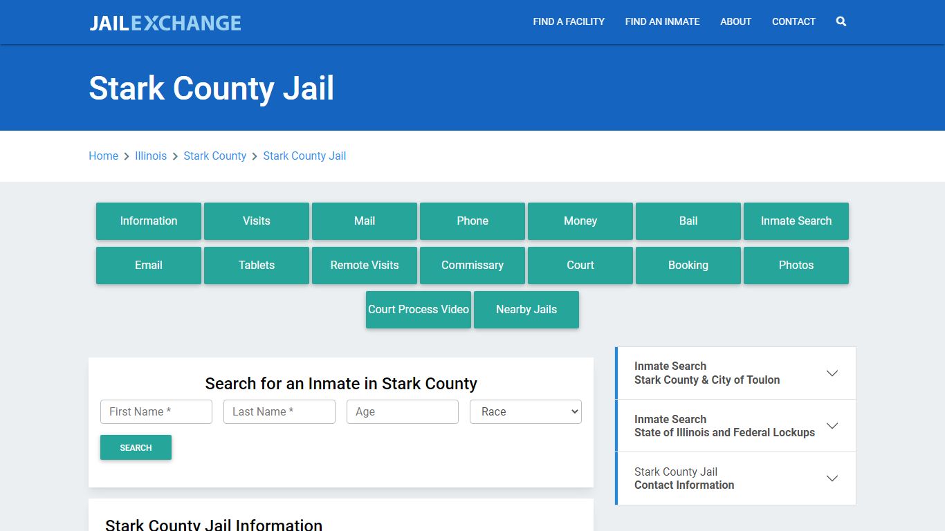 Stark County Jail Roster Lookup, IL, Inmate Search - Jail Exchange